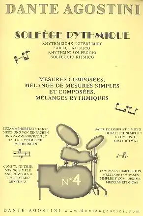 Solfège rhythmique vol.4 mésures composées, mélange de Saisonangebot