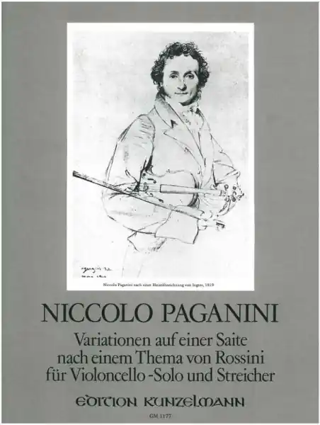 Markenware Variationen auf einer Saite nach einem Thema von Rossini für Violoncello und Streichorchester