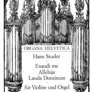 Versand Am Gleichen Tag Exaudi me-alleluja-lauda dominum für Violine und Orgel (1977)