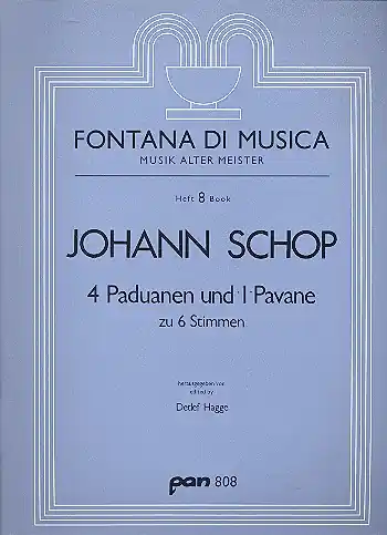 Preiswert 4 Paduanen und eine Pavane zu 6 Stimmen und Orgel