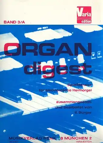 Organ Digest Band 3a für E-Orgel Billig