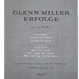Glenn Miller Erfolge Swing-Medley für Klavier Sofort Bestellen