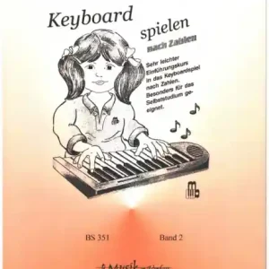Neuheit Keyboard spielen nach Zahlen Band 2 für Keyboard