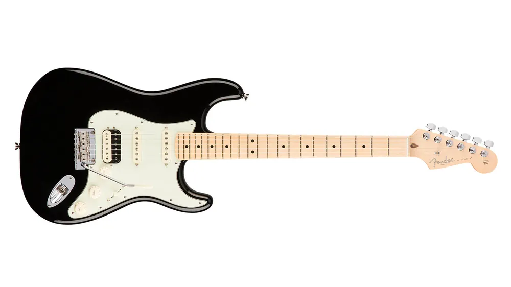 Fender AM Professional Stratocaster HSS Shawbucker MN BLK Schneller Versand