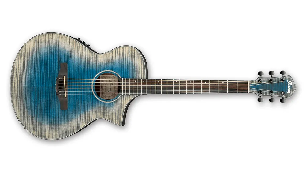 Meistverkauft Ibanez AEWC32FM-GBL Westerngitarre