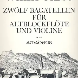 Sichere Zahlung 12 Bagatellen op.108 für Altblockflöte (Flöte) und Violine
