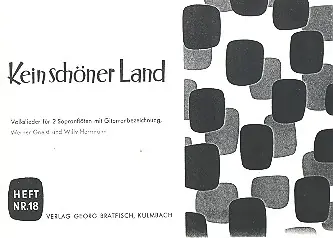Kein schöner Land Volkslieder für 2 Sopranblockflöten Online Kaufen