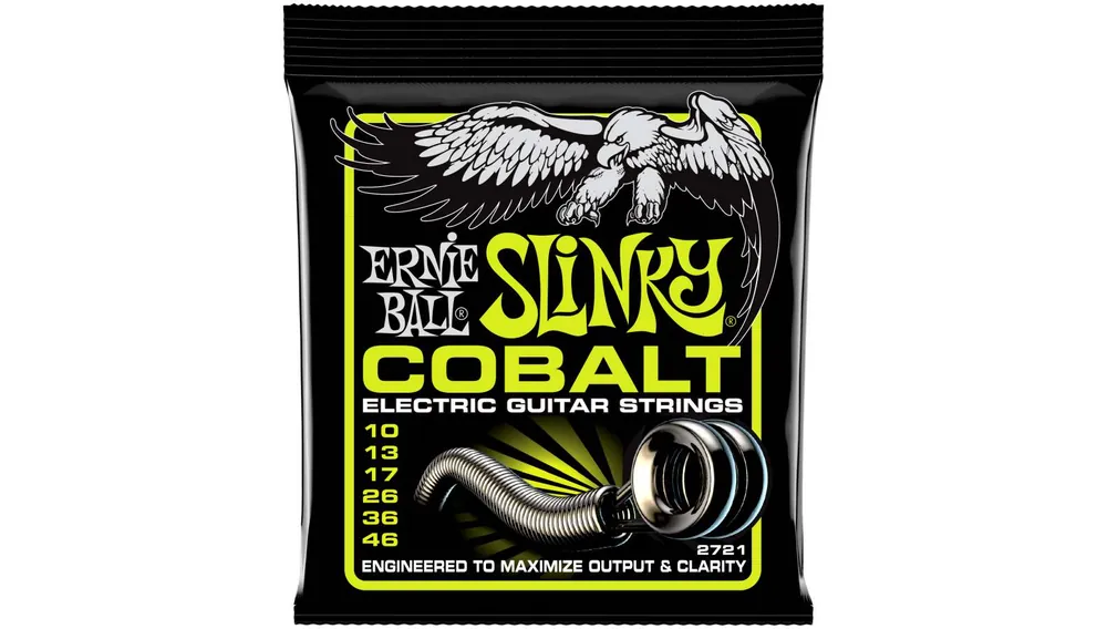 Ernie Ball EB2721 Slinky Cobalt E-Gitarren Saiten 10-46 Gratis Versand