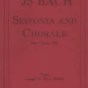 Preis Gesenkt Sinfonia and Chorale from Cantata BWV156 for organ