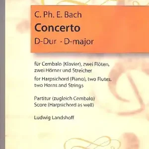 Sonderaktion Concerto D-Dur für Cembalo, 2 Flöten, 2 Hörner und Streicher