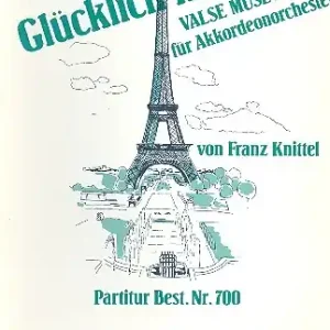 Gratis Versand Glücklich in Paris - Valse musette für Akkordeonorchester
