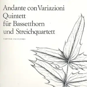 Saisonangebot Andante con variationi Quintett für Bassetthorn und Streichquartett