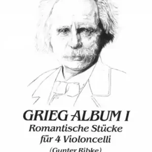 Grieg-Album Band 1 (romantische Stücke) für 4 Violoncelli Sichere Zahlung