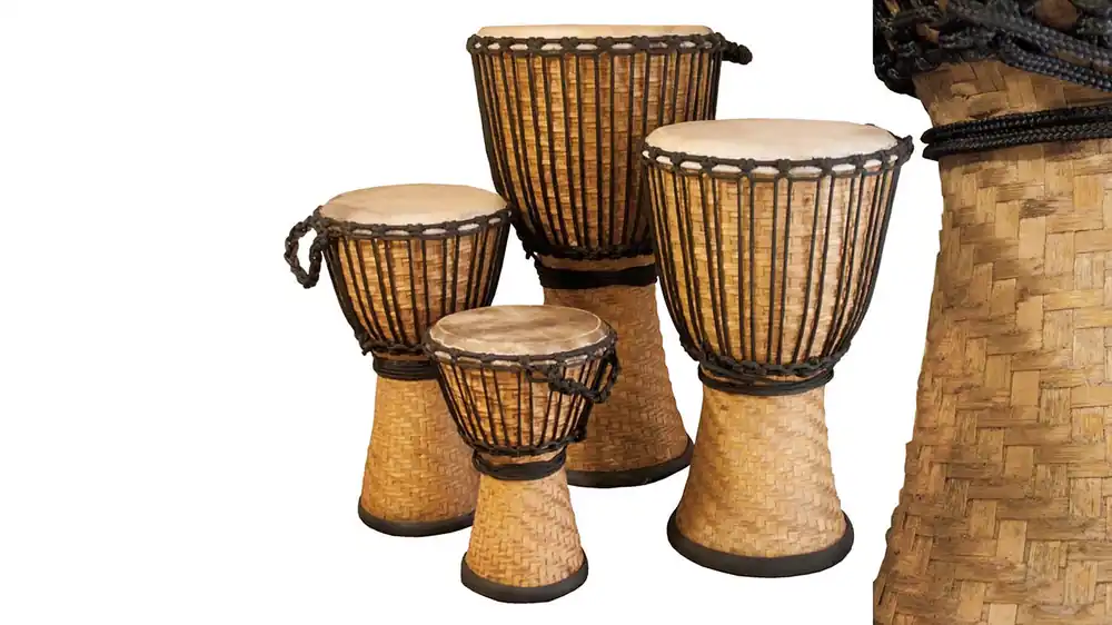 Kostenloser Versand Terre Djembe Bambus 50 cm
