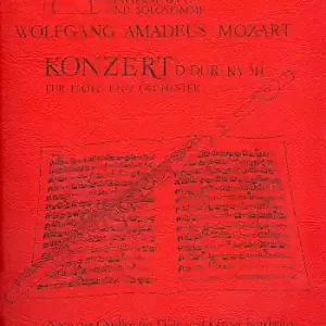 Konzert D-Dur KV314 für 4 FLöten und Klavier Gratis Versand