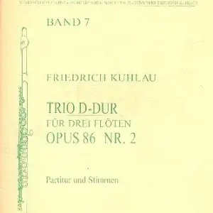 Meistverkauft Trio D-Dur op.86,2 für 3 Flöten