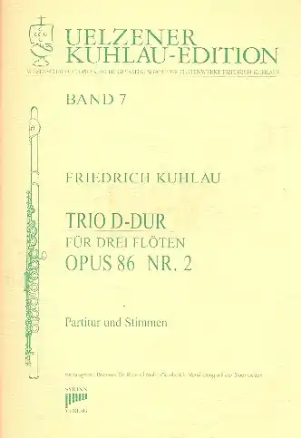 Meistverkauft Trio D-Dur op.86,2 für 3 Flöten