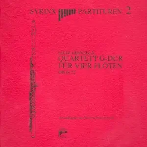 Neue Ware Quartett op.52 für 4 Flöten Studienpartitur