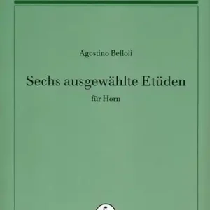 6 ausgewählte Etüden für Horn Wochenendangebot