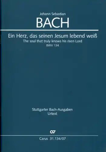 Gratis Versand Ein Herz das seinen Jesum lebend weiß Kantate Nr.134 BWV134