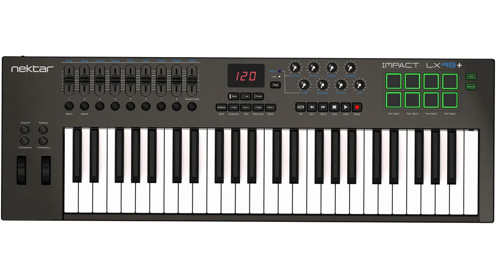 Schneller Versand Nektar Impact LX 49+ Midi Keyboardcontroller
