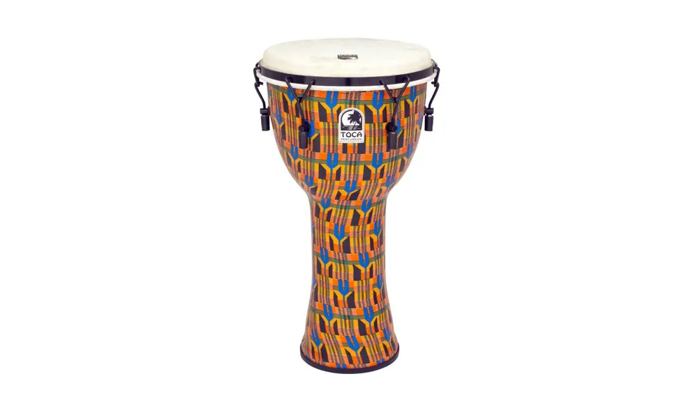 Top-Angebot Toca Djembe Freestyle Mec Kente Cloth SFDMX-12K 12"
