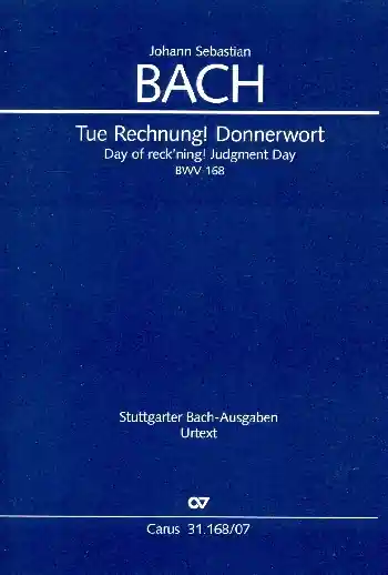 Knallerangebot Tue Rechnung Donnerwort Kantate Nr.168 BWV168