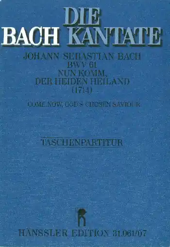 Nun komm der Heiden Heiland Kantate Nr.61 BWV61 Online Kaufen