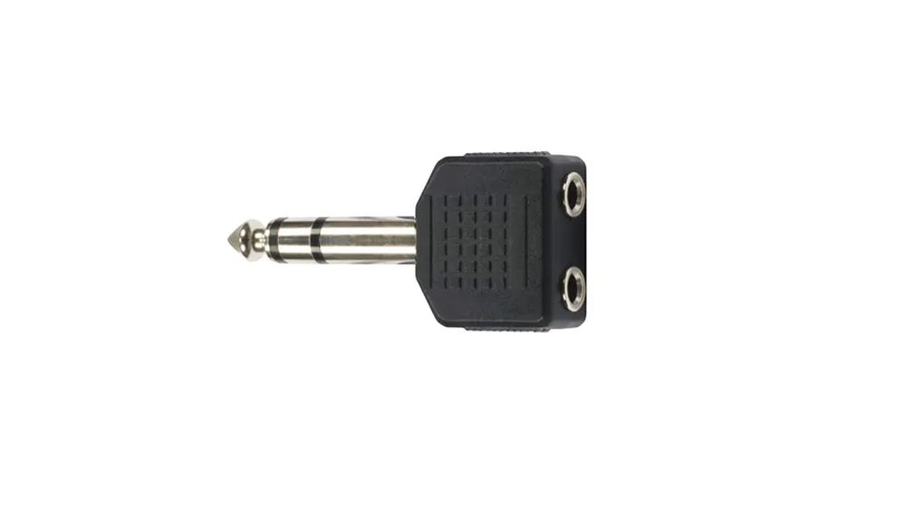 Preisknaller DreiTec 1846 Adapter 2x KK 3,5 mm auf 1x KS 6,3 mm