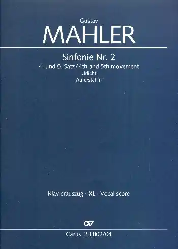 Billig Sinfonie Nr.2 (Satz 4 und 5) für Soli, gem Chor und Orchester