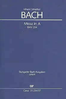 Bestseller Messe A-Dur BWV234 für Soli, gem Chor und Orchester