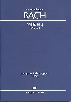 Preiswert Messe g-Moll BWV235 für Soli, gem Chor und Orchester