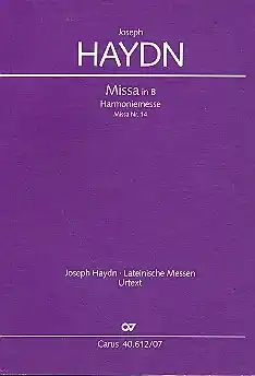 Meistverkauft Harmoniemesse B-Dur Hob.XXII:14 für Soli, gem Chor und Orchester