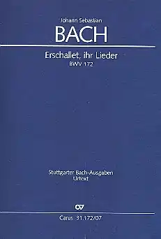 Angebot Erschallet ihr Lieder Kantate Nr.172 BWV172