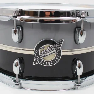 Garantierte Lieferung Gretsch Retro-Luxe Snare Limited Edition Schwarz/Grau 14x6,5