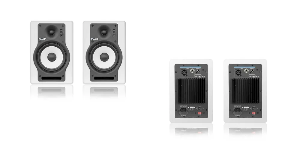 Finale Aktion Fluid Audio F5W Studiomonitor Paar Weiß