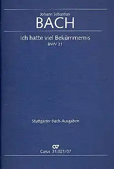 Sichere Zahlung Ich hatte viel Bekümmernis Kantate Nr.21 BWV21