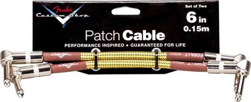 Neue Kollektion Fender Custom Shop Patch Kabel 0,15m Tweet