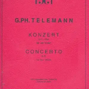 Konzert D-Dur für 4 Violen Partitur und Stimmen Nur Heute