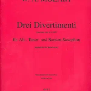 3 Divertimenti nach KV439b für 3 Saxophone (ATB) Markenprodukt