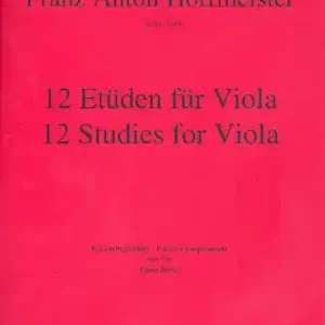 12 Etüden für Viola Klavierbegleitung Heißes Angebot