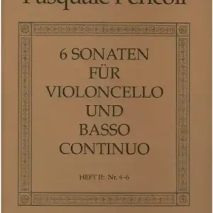 6 Sonaten Band 2 (Nr.4-6) für Violoncello und Bc Finale Aktion