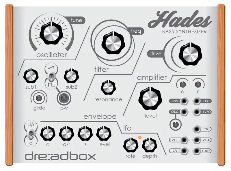 dreadbox Hades Analog Bass Synth Neue Ware
