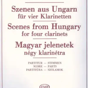 Szenen aus Ungar für 4 Klarinetten Geprüft