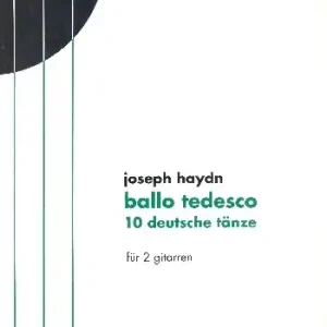 Ballo tedesco 10 deutsche Tänze für 2 Gitarren Neue Ware