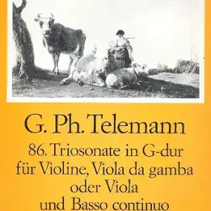 Triosonate G-Dur Nr.86 für Violine, Viola da gamba (Viola) und Bc Jetzt Bestellen