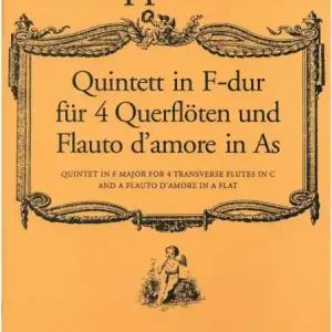 Quintett F-Dur für 4 Flöten und flauto d'amore in As Angebot
