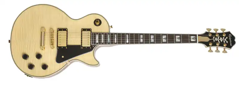 Neuheit Epiphone Limited Edition Les Paul Custom PRO 100th Anniversary Nature