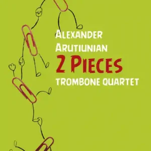 Sale 2 PIECES FOR TROMBONE QUARTET SCORE+PARTS