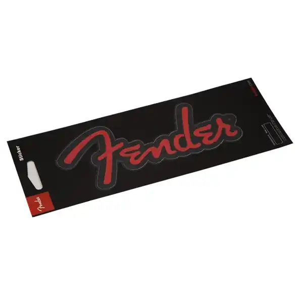 Fender Sticker Logo Red Glitter Neu Im Sortiment
